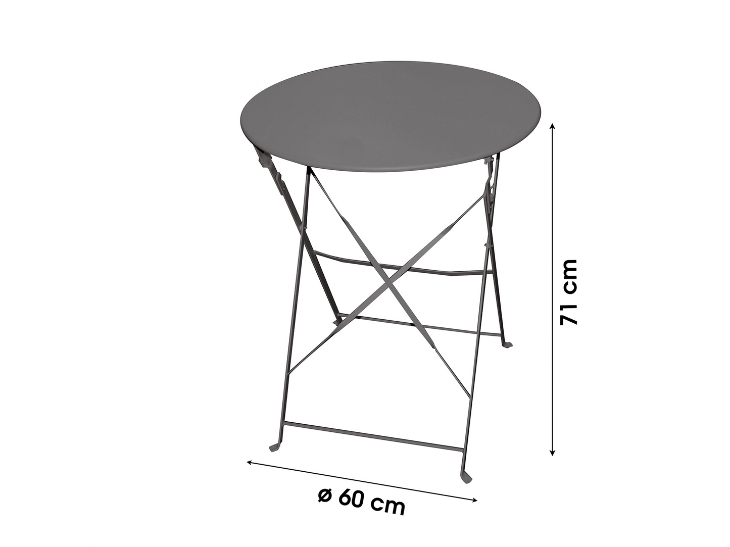 Table de jardin Mistral ronde